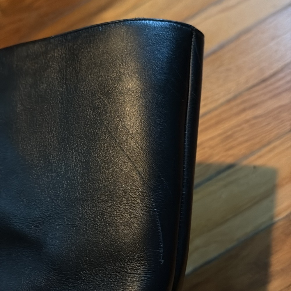 MARNI calf length leather moto boots - Picture 3 of 16